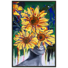 Load image into Gallery viewer, BLACK SUNFLOWER 2 (poster)
