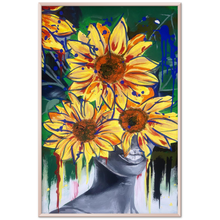 Load image into Gallery viewer, BLACK SUNFLOWER 2 (poster)
